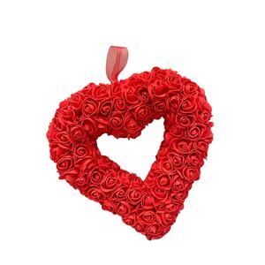 Handmade Valentine Heart From Roses